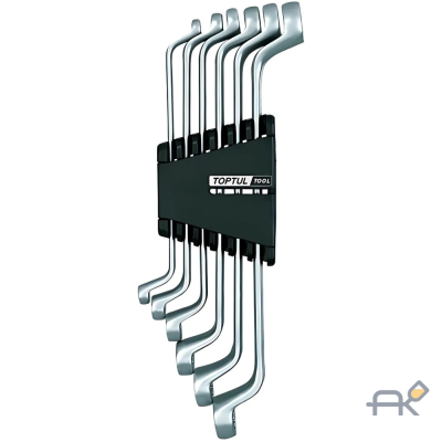 Набор ключей накидн. 75 6-17мм на клипсе 6шт TOPTUL (GAAC0602) (GAAC0602)